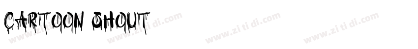 Cartoon Shout字体转换